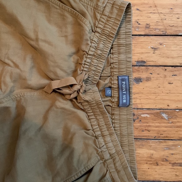 Linen jogger style pants - Point Sur - size 6P - Picture 2 of 3